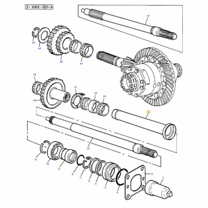 john deere 5200 rear axle attachment diagram