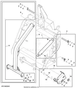 john deere h240 loader parts diagram