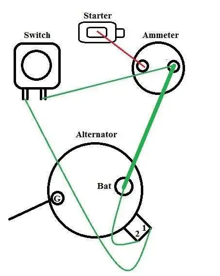 john deere alternator wiring diagram