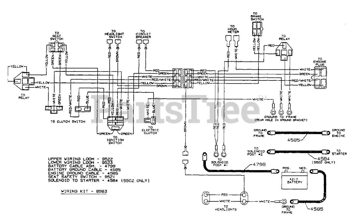 john deere zero turn mower wiring diagram