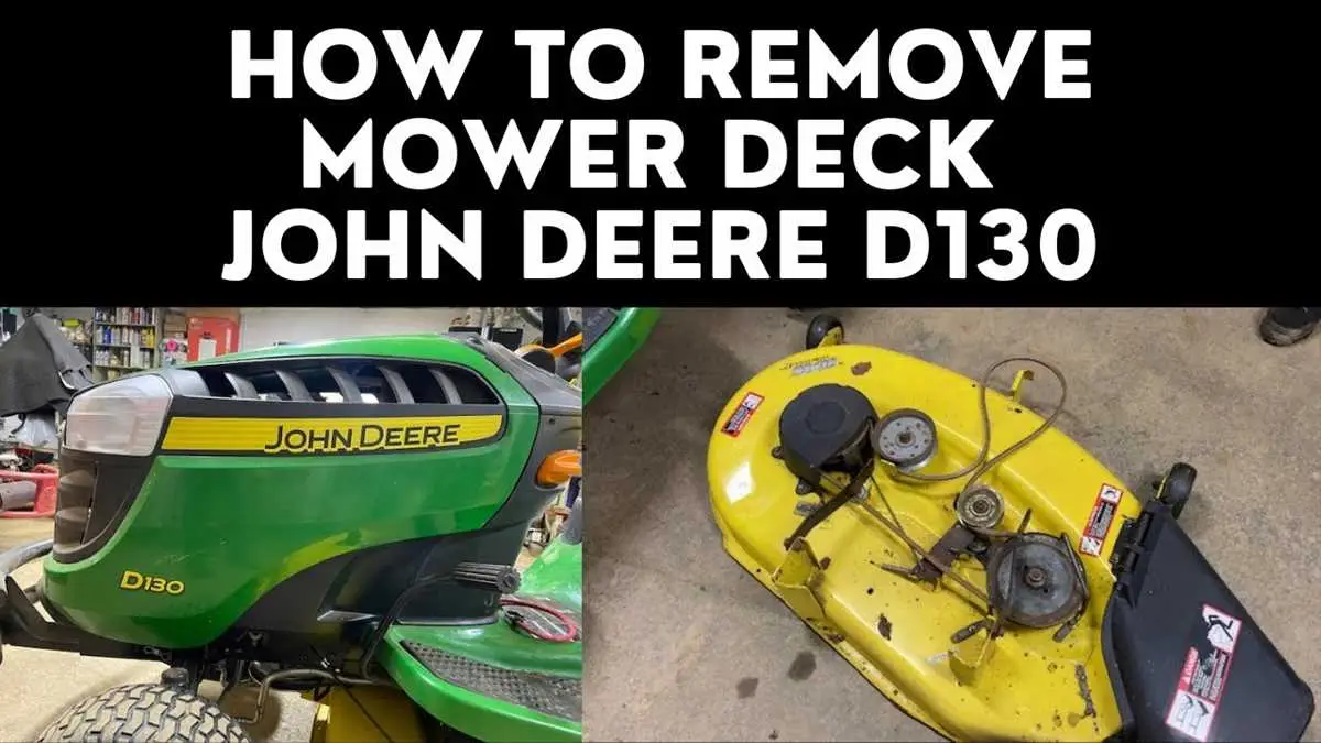 john deere d130 deck parts diagram