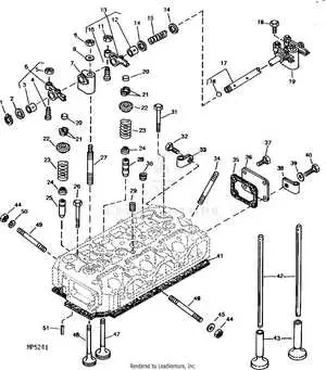 john deer 750 engine diagram