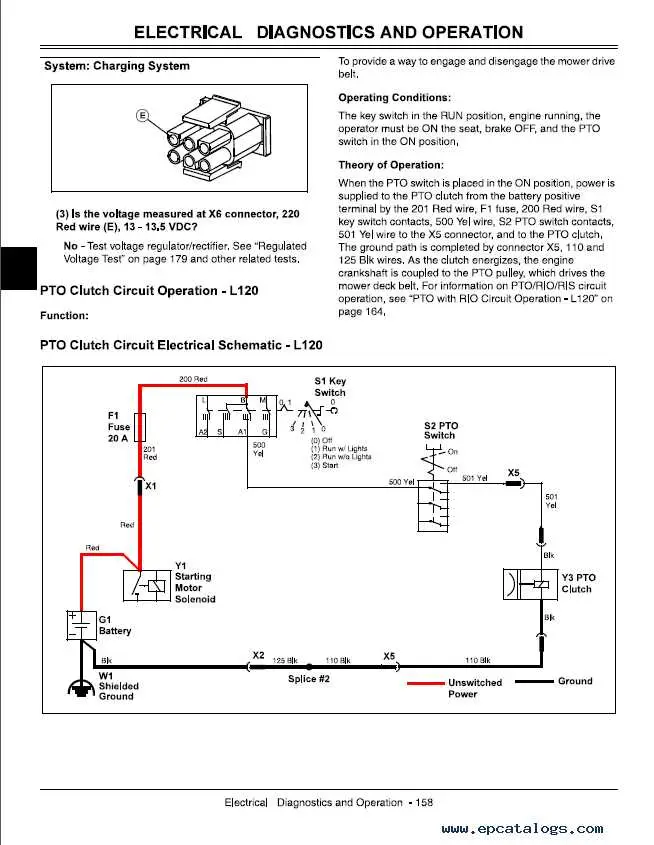 john deer seat saftey wire diagram l120