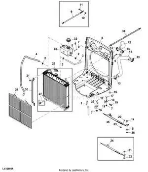 john deere 1023e hydraulic hose diagram