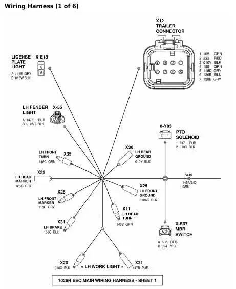 john deere 1023e wiring diagram