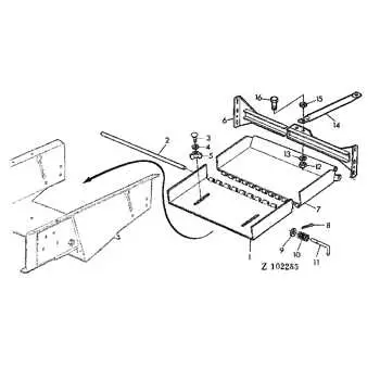 john deere 1032 parts diagram