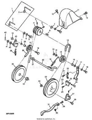 john deere 1032 snowblower diagram