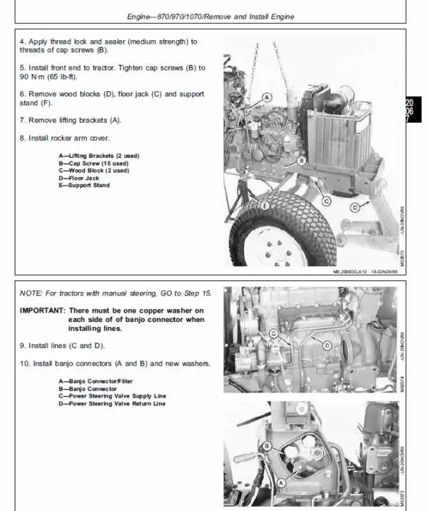 john deere 1070 parts diagram