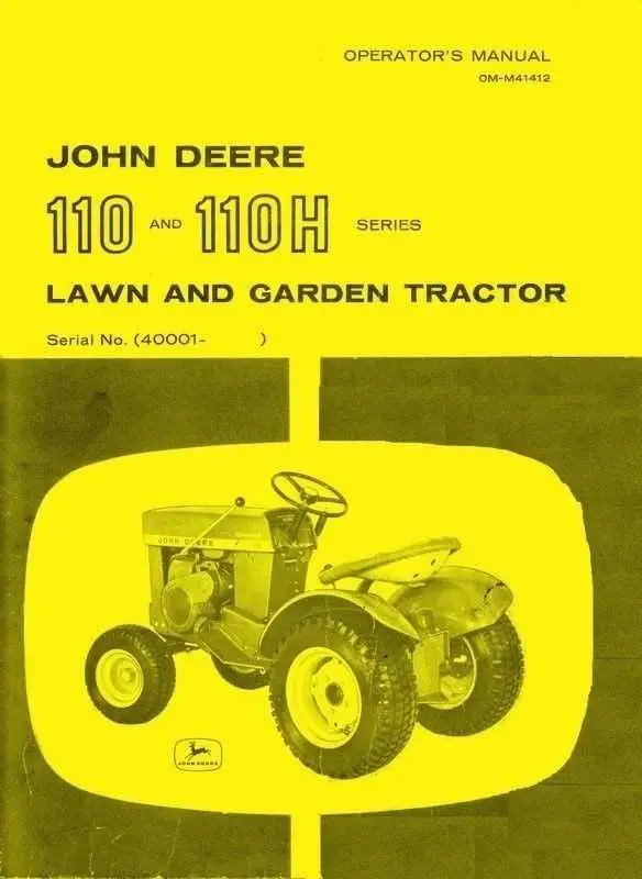 john deere 110 diagram