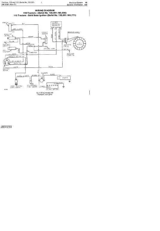john deere 110 wiring diagram
