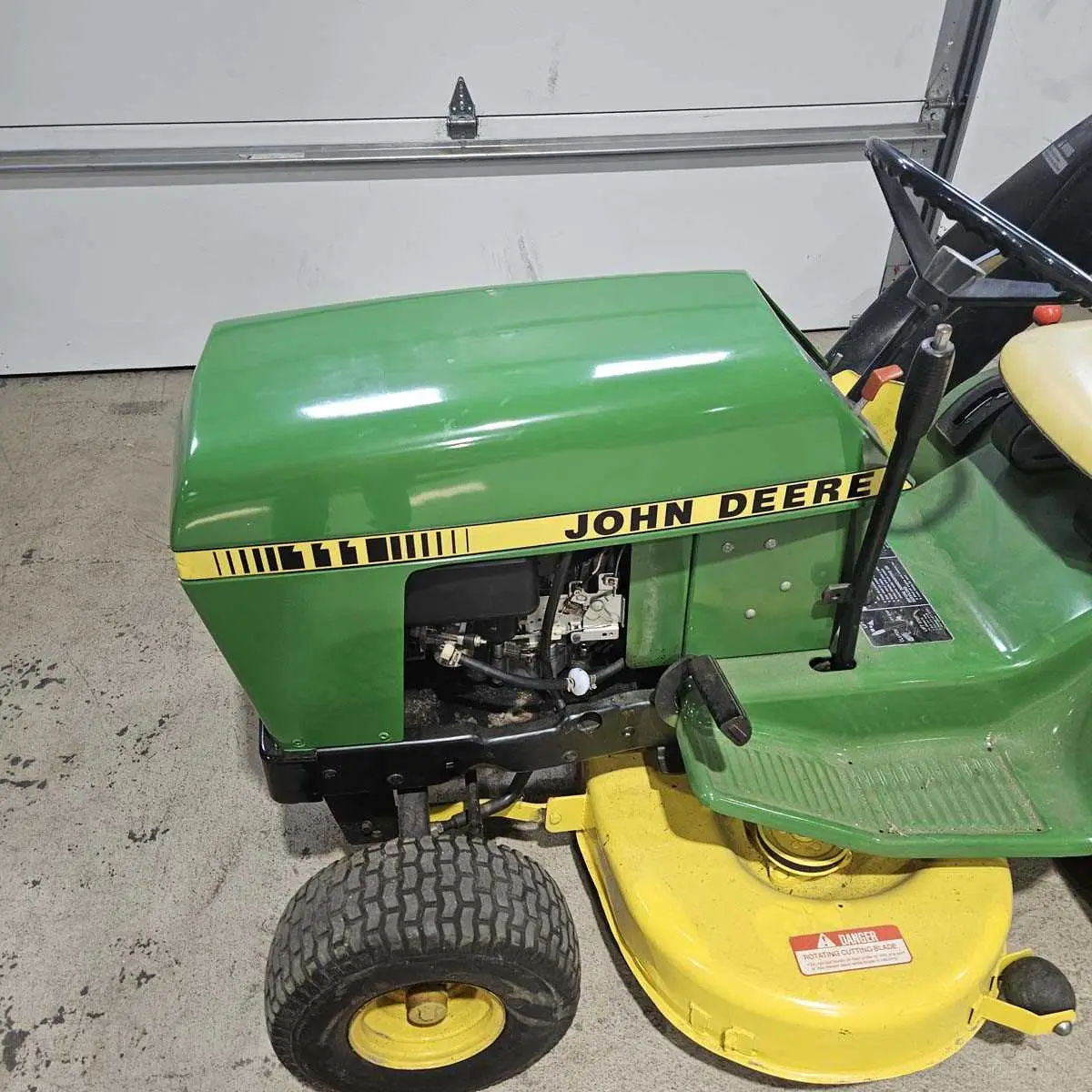 john deere 111 deck belt diagram