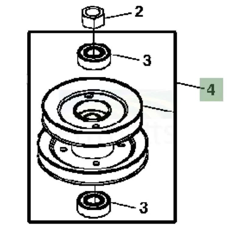 john deere 111 mower deck parts diagram