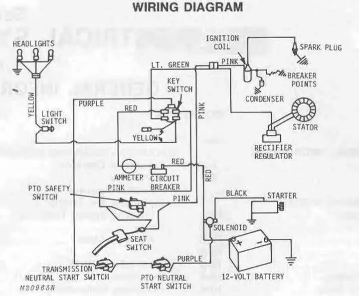 john deere 112 wiring diagram