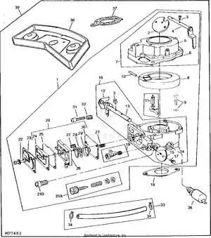 john deere 116 fuel system diagram