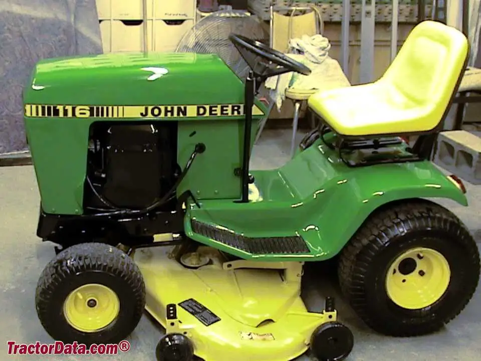 john deere 116 mower belt diagram