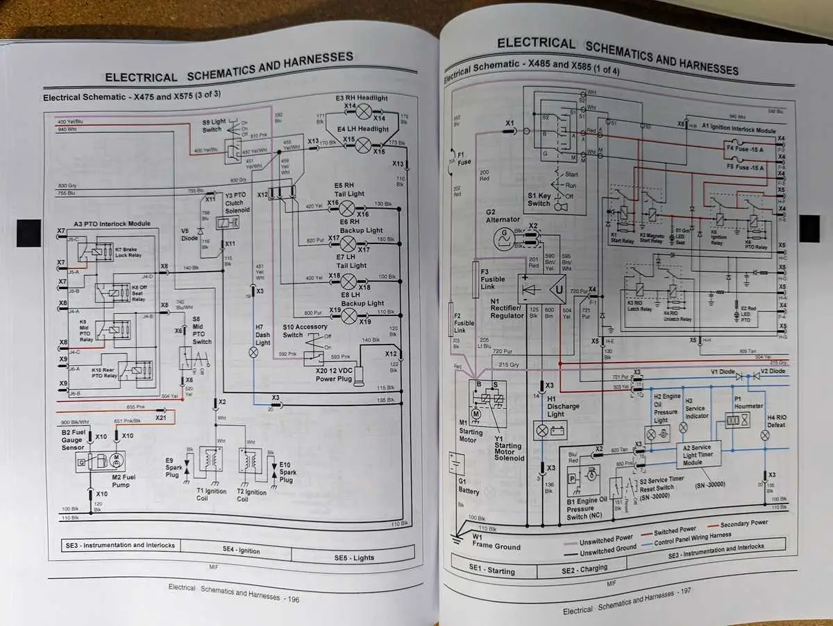 john deere 120 wiring diagram