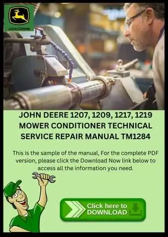 john deere 1219 parts diagram