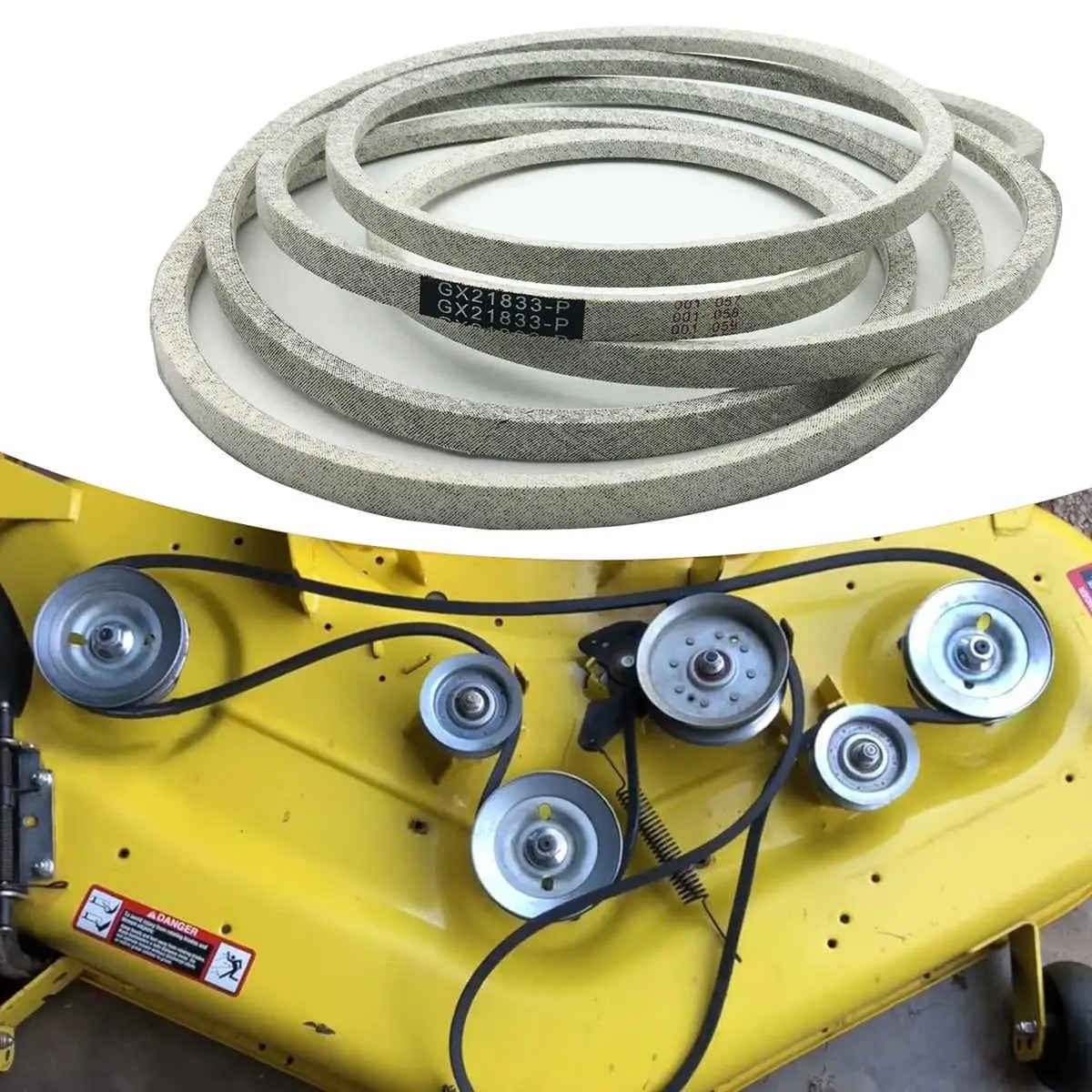 john deere 140 deck belt diagram