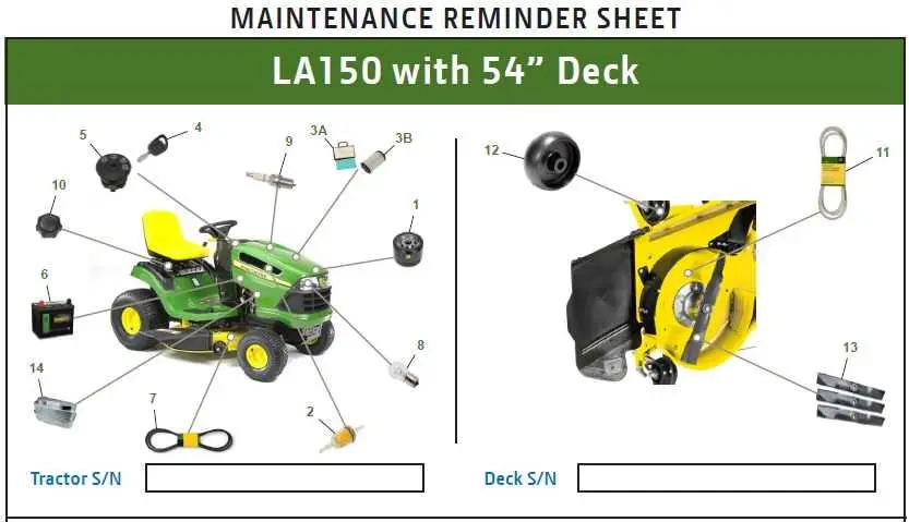 john deere 145 belt diagram