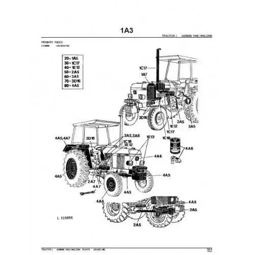 john deere 1600lt parts diagram