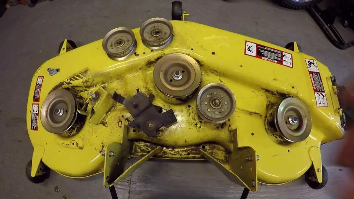 john deere 170 mower deck belt diagram