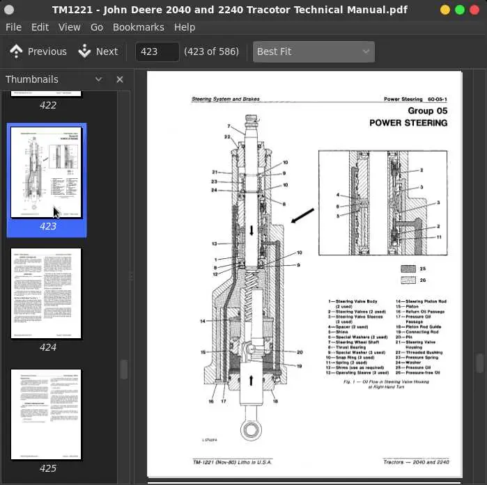 john deere 2040 diagram