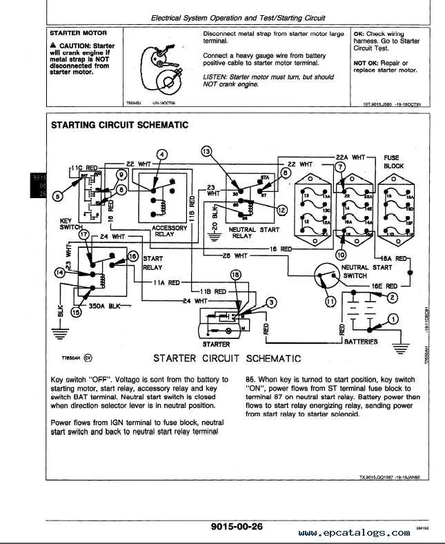 john deere 210 wiring diagram