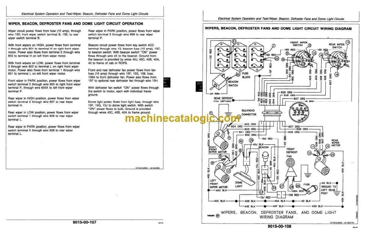 john deere 210c backhoe wiring diagram