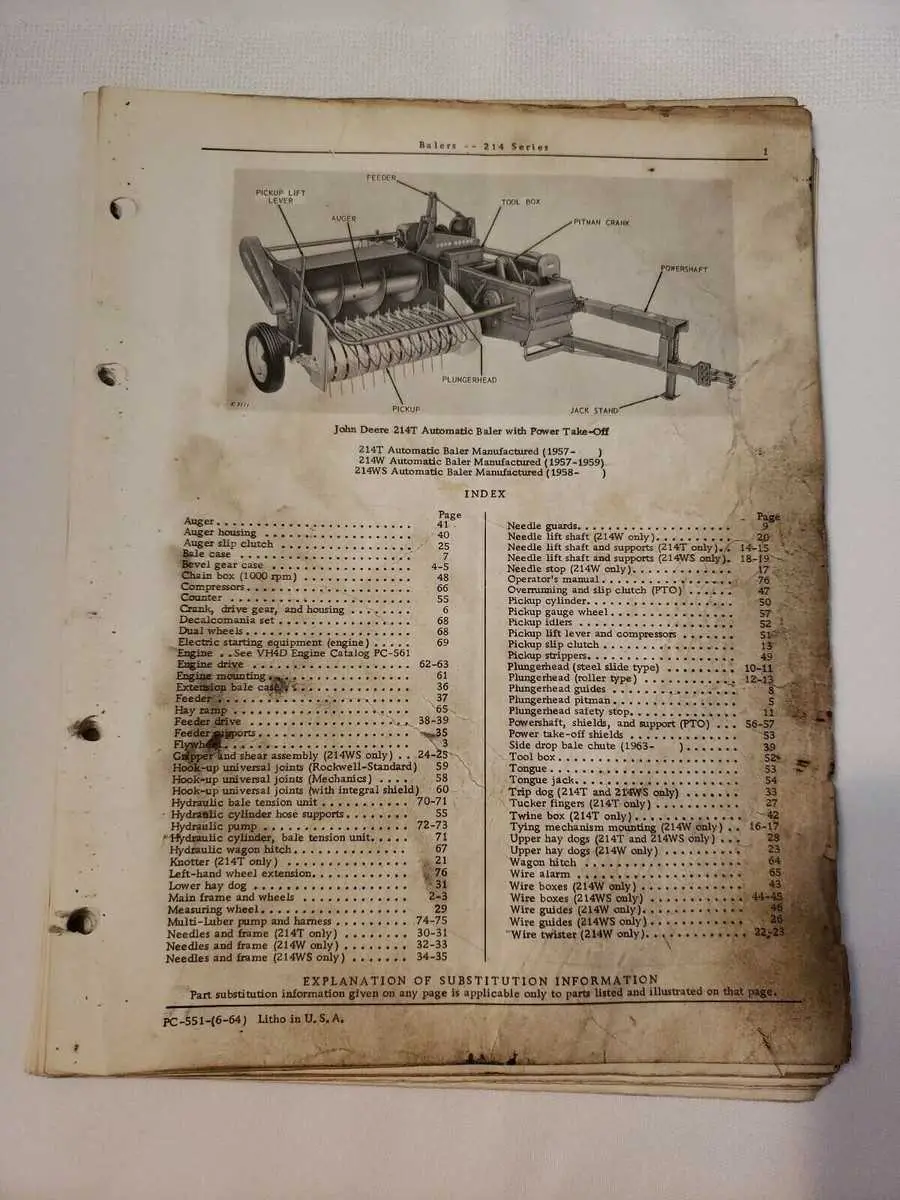 john deere 214 parts diagram