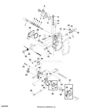 john deere 214k governor gear assembly parts diagram