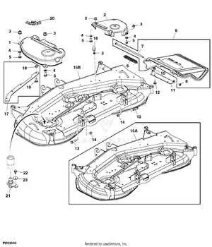 john deere 2210 mower deck parts diagram