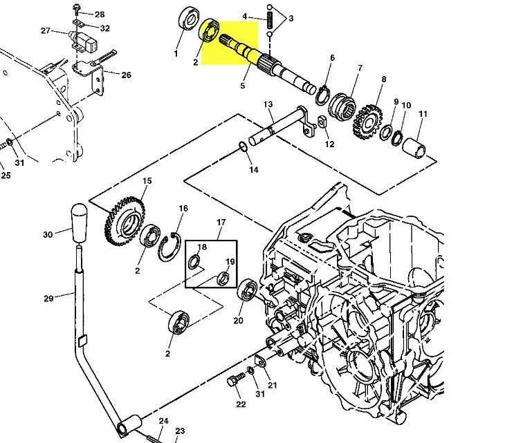 john deere 2320 transmission diagram