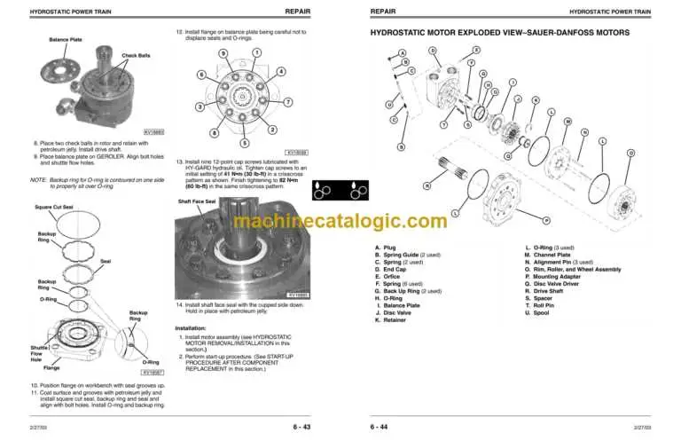 john deere 250 skid steer hydraulic diagram