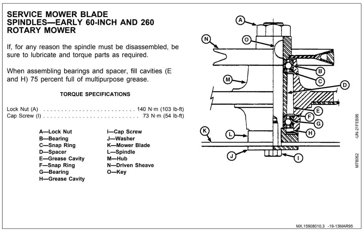 john deere 260 drive belt diagram