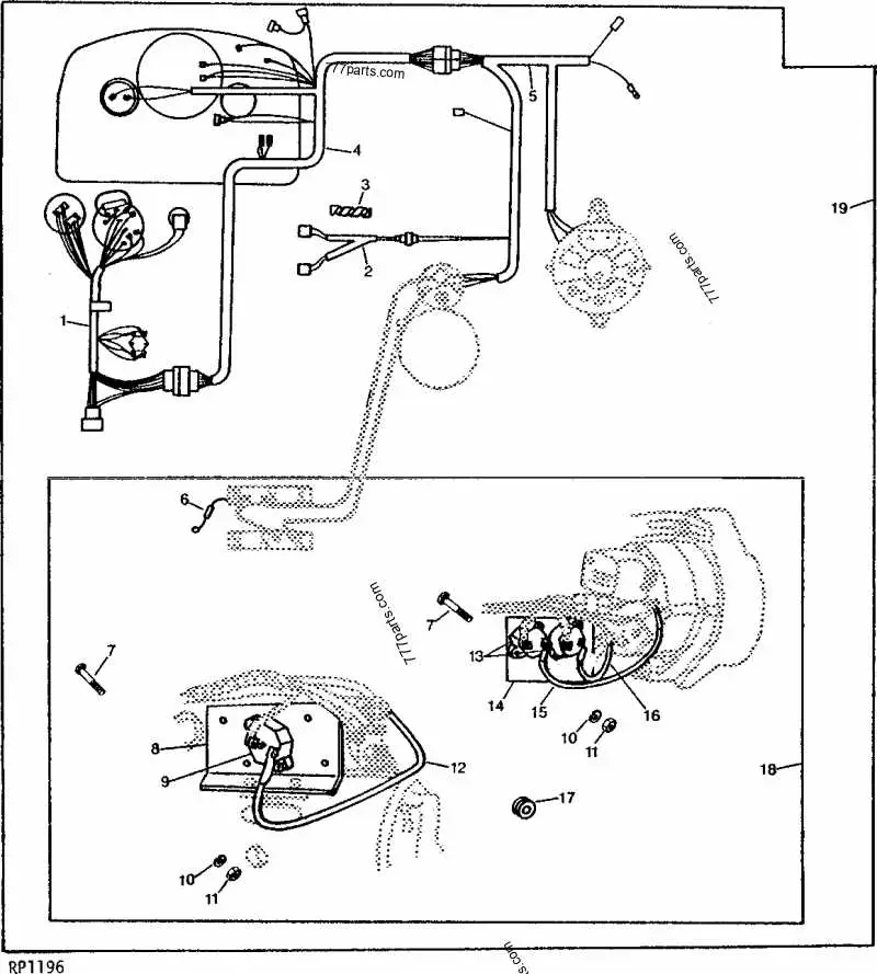 john deere 2640 alternator wiring diagram