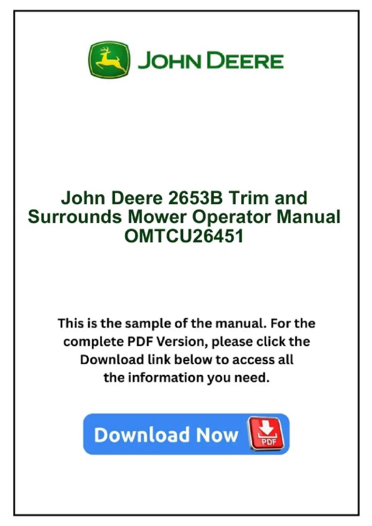 john deere 2653b parts diagram