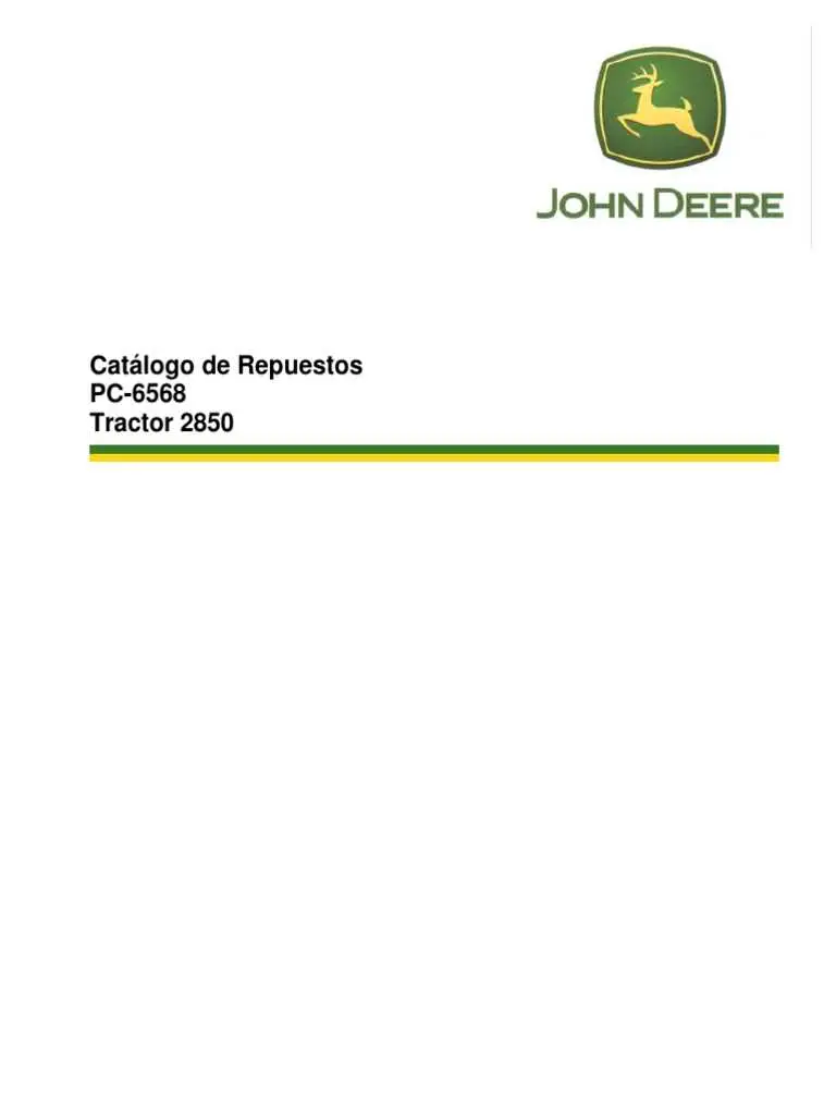 john deere 2850 parts diagram