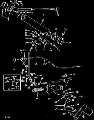 john deere 3010 oil line parts diagram