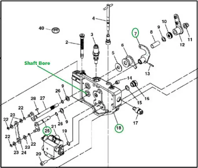 john deere 3038e 3 point hitch parts diagram