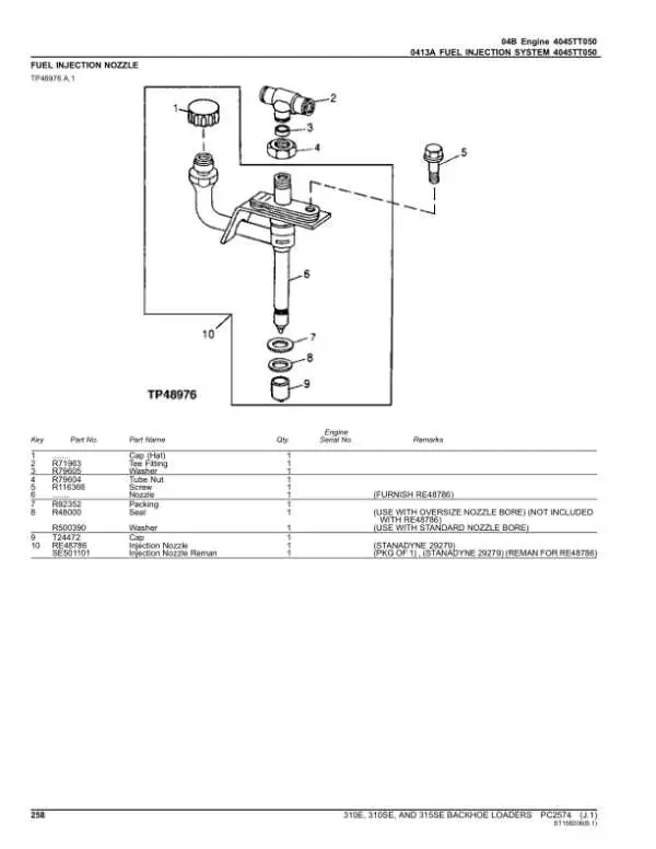 john deere 310 backhoe parts diagram backhoe boom