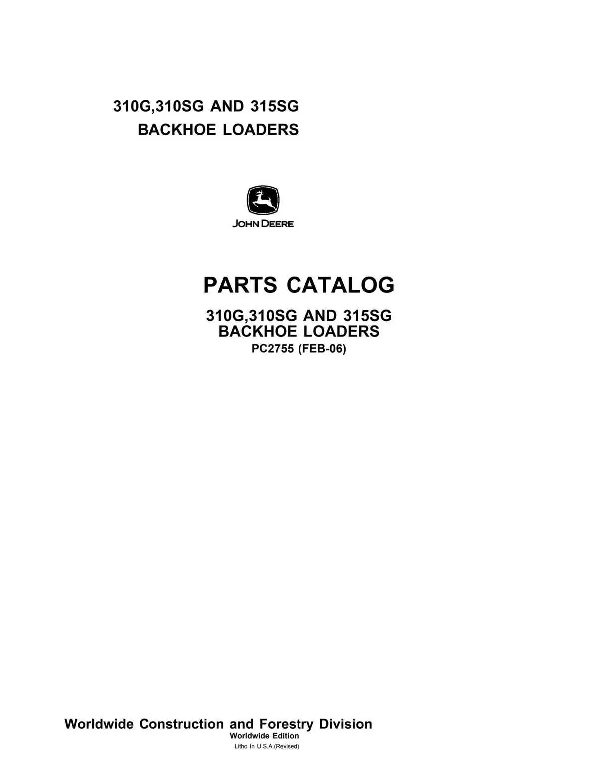 john deere 310c parts diagram