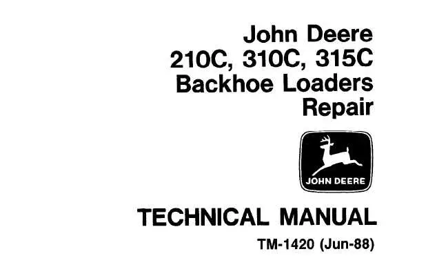john deere 310c wiring diagram