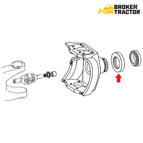 john deere 310sg 4x4 backhoe front hub and axle diagram