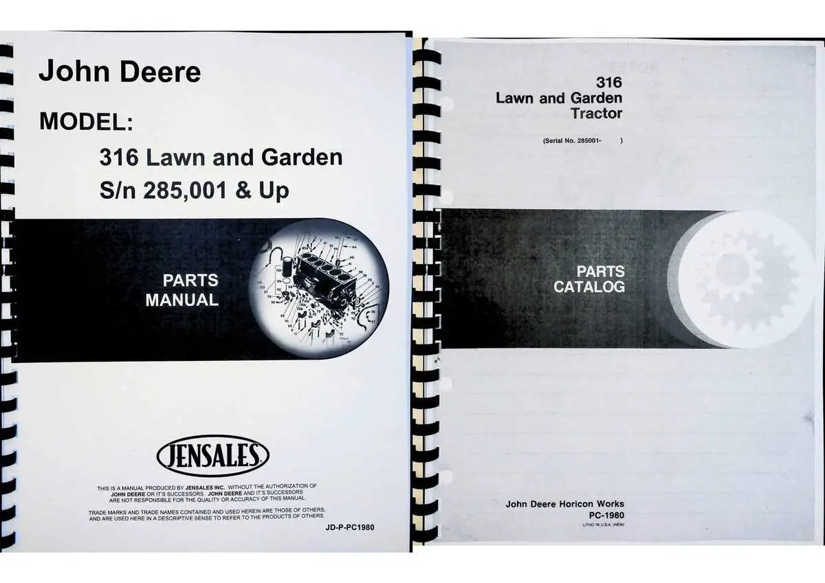 john deere 316 parts diagram