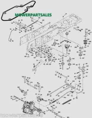 john deere 318 belt diagram