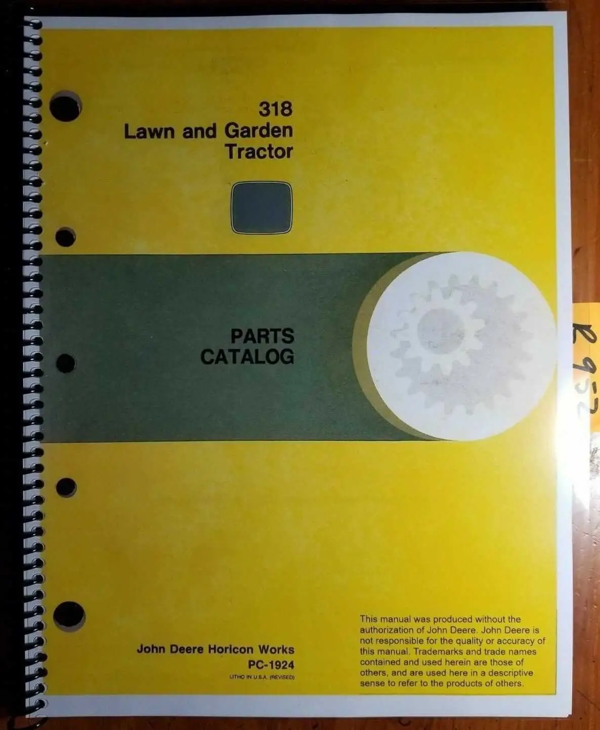 john deere 318 parts diagram