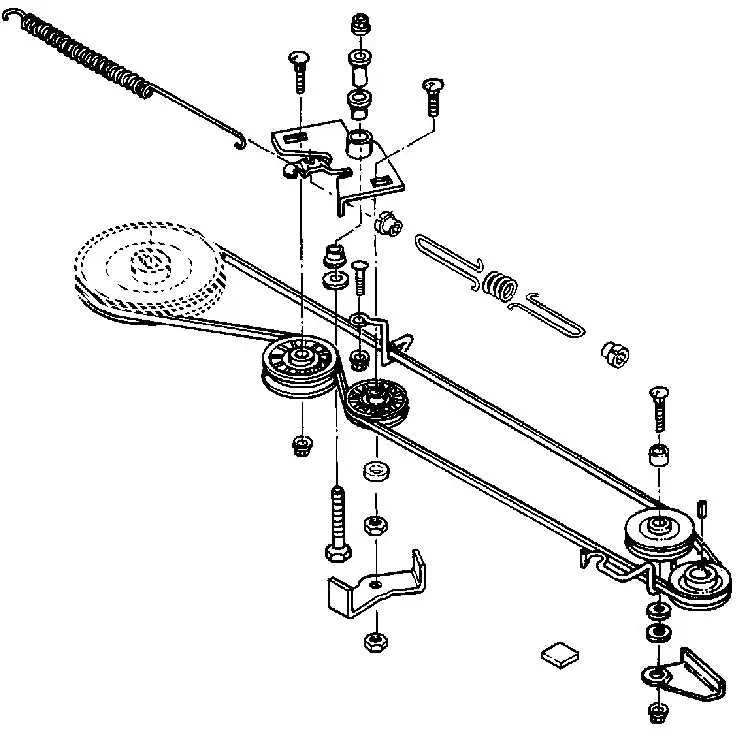 john deere 320 skid steer serpentine belt diagram