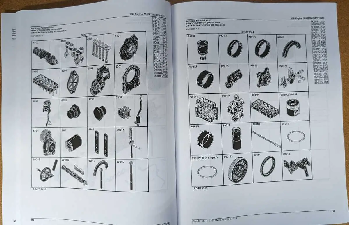 john deere 328 skid steer parts diagram