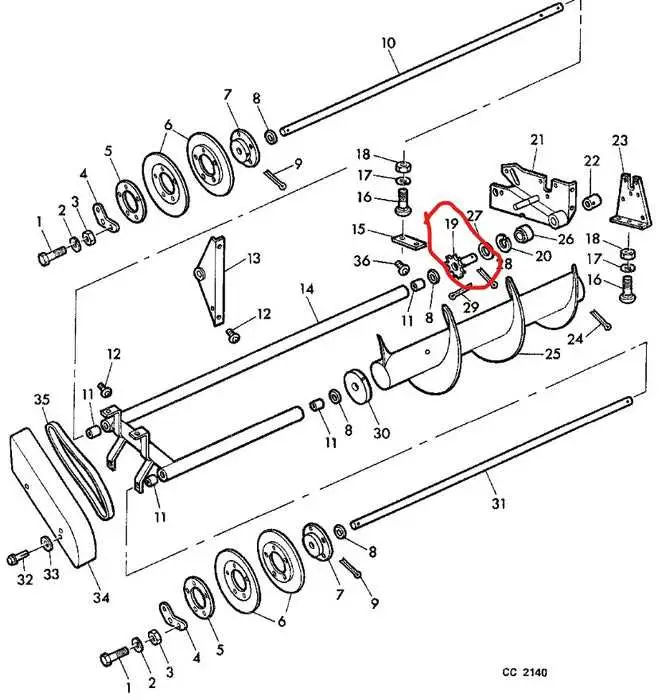 john deere 330 round baler chain diagram