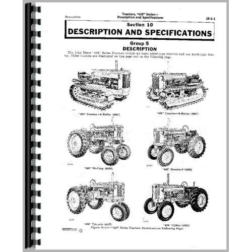 john deere 330 tractor parts diagram